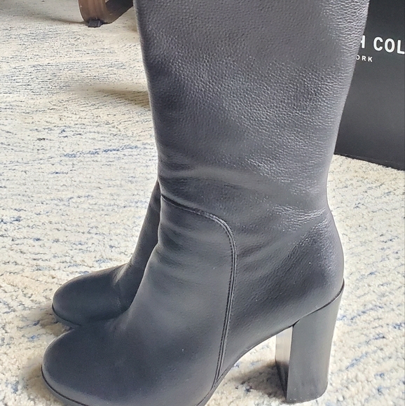 Kenneth Cole Tall Black Boot Size 8 - Picture 7 of 13